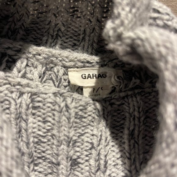 Garage Cozy Gray Turtleneck Sweater - Picture 2 of 2